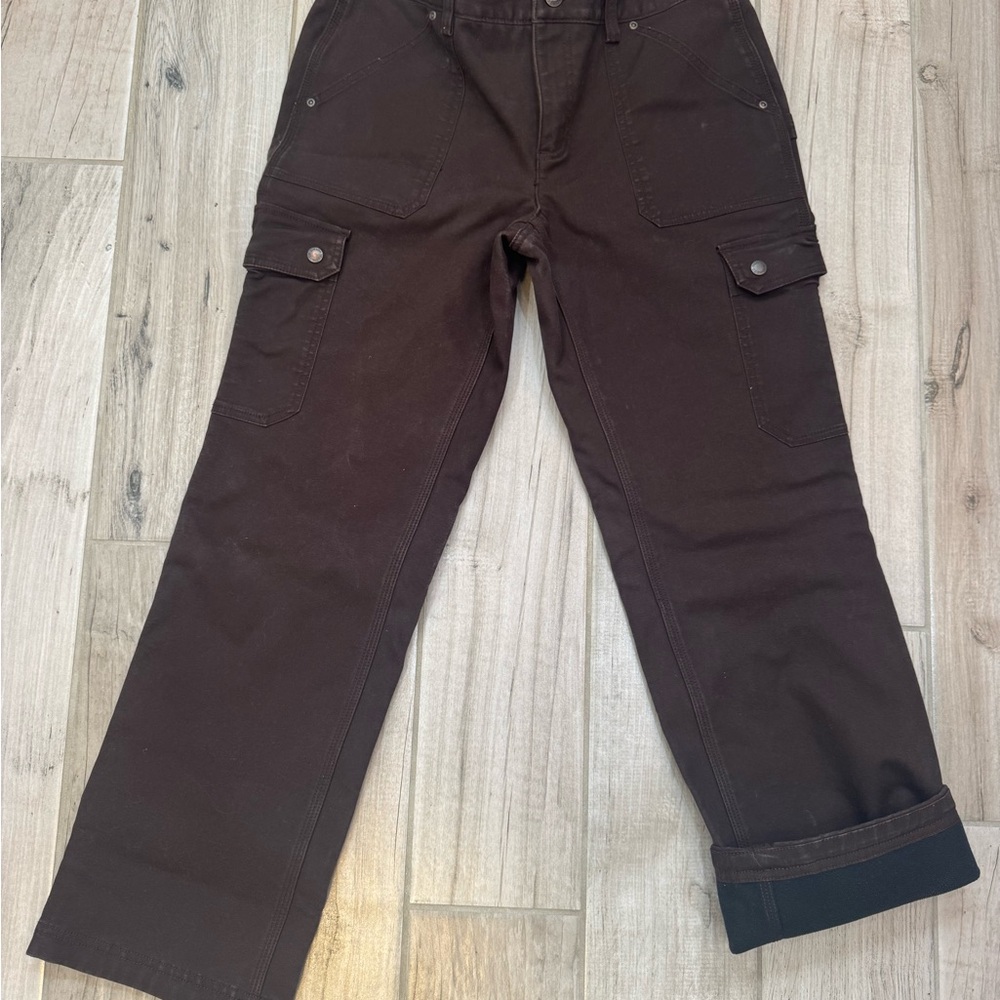 Duluth Trading Co Chocolate Cargo Pants